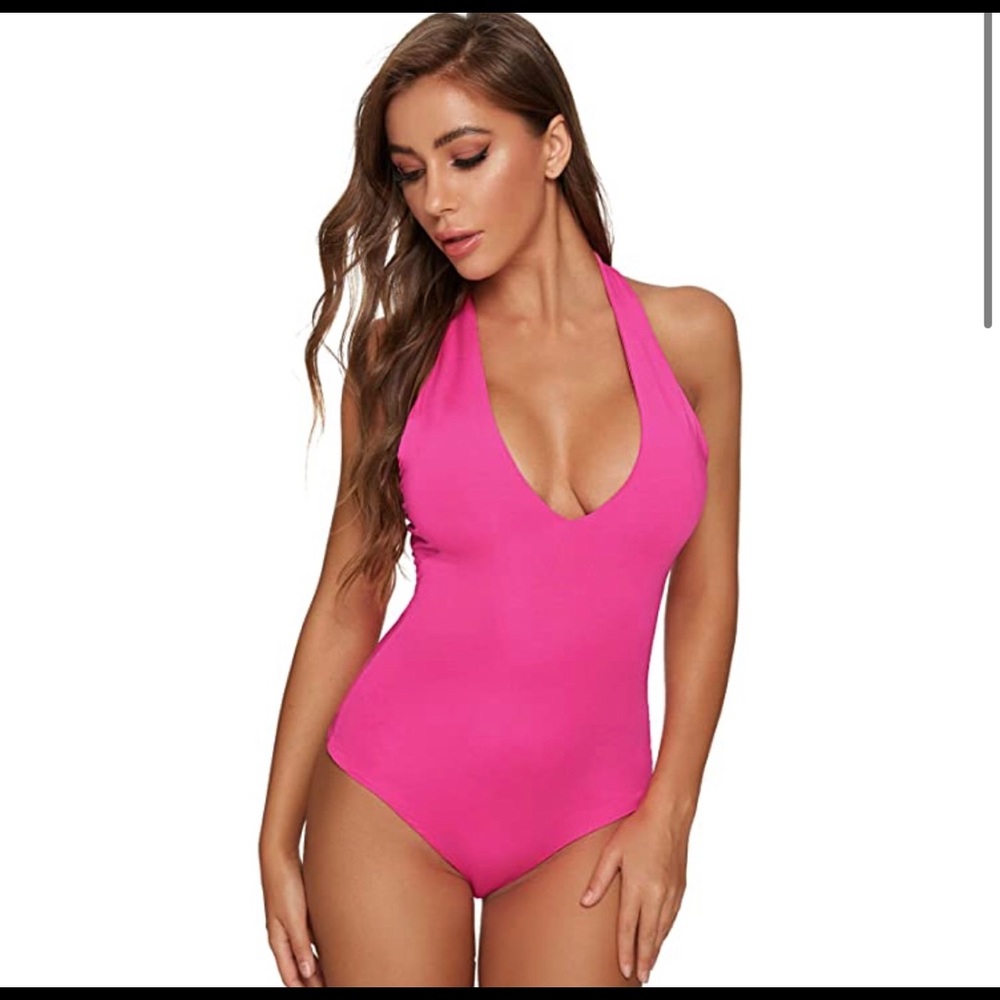 Pink bodysuit